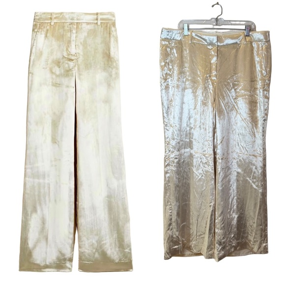 J. Crew Pants - J CREW ‘Carolina Drapey Velvet’ Wide Leg Pants